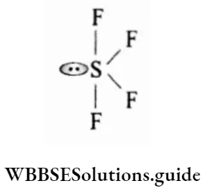 Basic chemistry Class 12 Chapter 7 The P Block Elements Molecular structure ofSF4