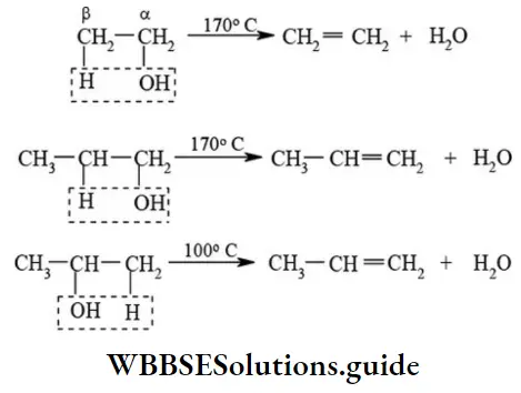 NEET General Organic Chemistry Types Of Organic Reactions Dehydration Of Alcohols