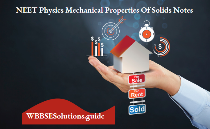 NEET Physics Mechanical Properties Of Solids Notes
