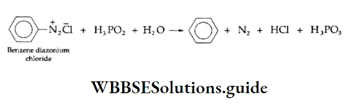 Class 11 Basic Chemistry Chapter 13 Hydrocarbons Reduction Of Diazonium Salts