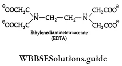 Coordination Compounds and Organometallics Ethylenediaminetetraacetate