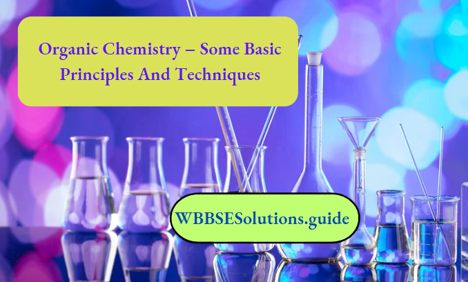 Organic Chemistry - Some Basic Principles And Techniques