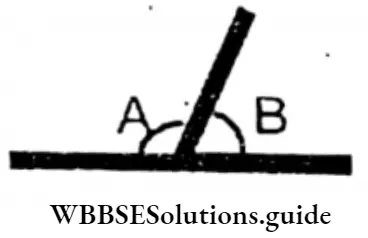 WBBSE Solution For Class 8 Chapter 6 Complementary Angles Supplementary Angles And Adjacent Angles Adjacent Angle 1