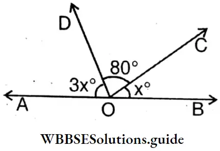 WBBSE Solution For Class 8 Chapter 6 Complementary Angles Supplementary Angles And Adjacent Angles Angles AOD And DOC And COB