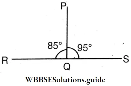 WBBSE Solution For Class 8 Chapter 6 Complementary Angles Supplementary Angles And Adjacent Angles RS Straight Line
