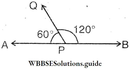 WBBSE Solution For Class 8 Chapter 6 Complementary Angles Supplementary Angles And Adjacent Angles Straight Line Are Formed Two Adjacent Angles