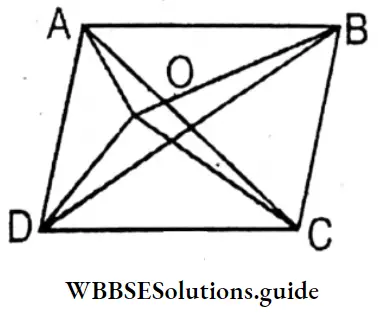 WBBSE Solutions Class 8 Chapter 20 Geometrical Proofs Inside ABCD Quadrilateral Point