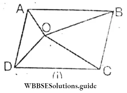 WBBSE Solutions Class 8 Chapter 20 Geometrical Proofs Inside ABCD Quadrilateral