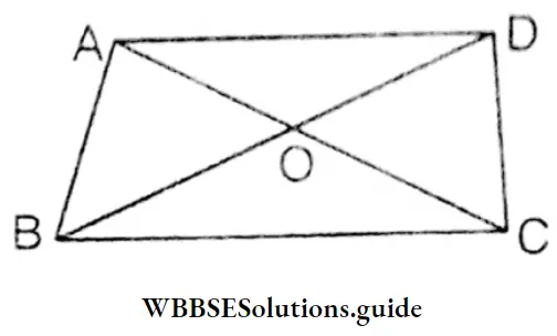 WBBSE Solutions Class 8 Chapter 20 Geometrical Proofs Lengths Of Two Diagonals Of A Quadrilateral