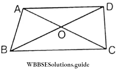 WBBSE Solutions Class 8 Chapter 20 Geometrical Proofs Lengths Of Two Diagonals