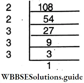 WBBSE Solutions For Class 6 Maths Chapter 18 Square Root 108 Is Not A Square Number