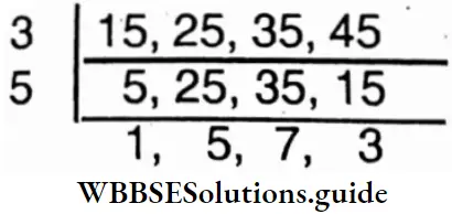 WBBSE Solutions For Class 6 Maths Chapter 18 Square Root LCM Of 15 25 35 And 45