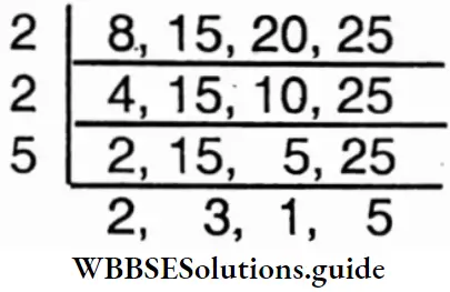 WBBSE Solutions For Class 6 Maths Chapter 18 Square Root LCM Of 8 15 20 And 25
