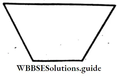 WBBSE Solutions For Class 6 Maths Chapter 23 Symmetry A Qualdrilateral Which Does Not Have A Line Of Symmetry