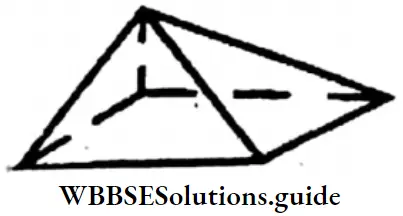 WBBSE Solutions For Class 6 Maths Chapter 26 Open Shapes Of Regular Solids Paper Made Terahedron Is Opened