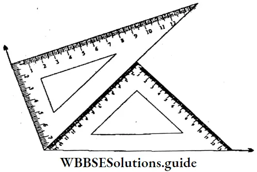 WBBSE Solutions For Class 6 Maths Chapter Chapter 22 Drawing Of Different Geometrical Figures Angle ABC Is 105 Degrees