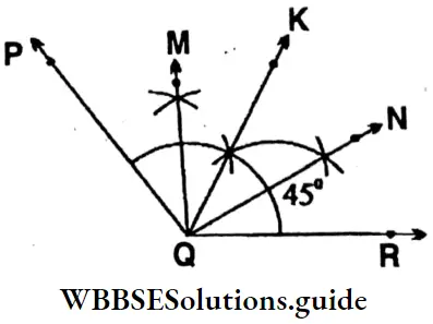 WBBSE Solutions For Class 6 Maths Chapter Chapter 22 Drawing Of Different Geometrical Figures Angle Of 120 Degrees With Help Of Protractor