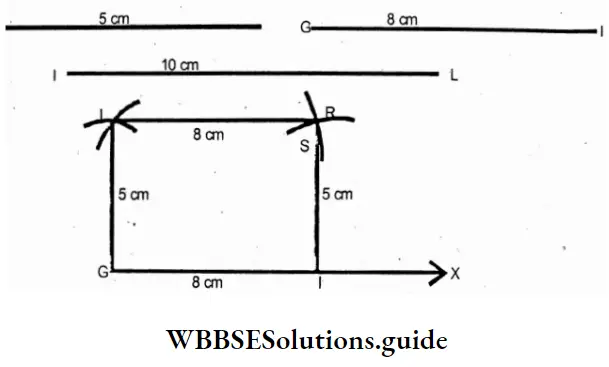 WBBSE Solutions For Class 7 Maths Chapter 21 Construction Of Quadrilateral Parallelogram From The GX Ray