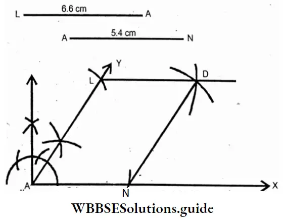 WBBSE Solutions For Class 7 Maths Chapter 21 Construction Of Quadrilateral Parallelogram LAND