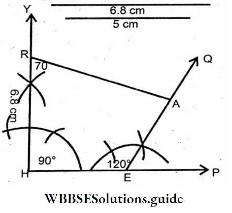 WBBSE Solutions For Class 7 Maths Chapter 21 Construction Of Quadrilateral Quadrilateral HEAR