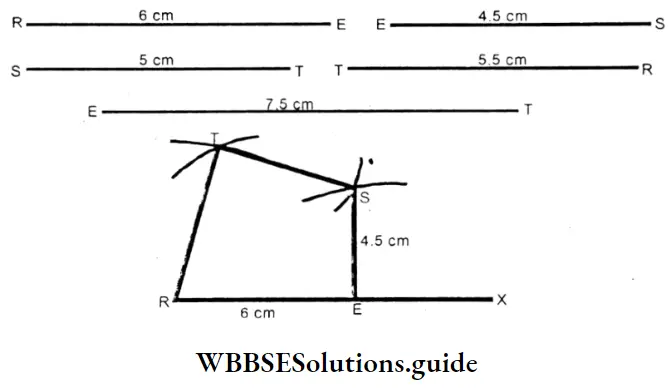 WBBSE Solutions For Class 7 Maths Chapter 21 Construction Of Quadrilateral Quadrilateral REST