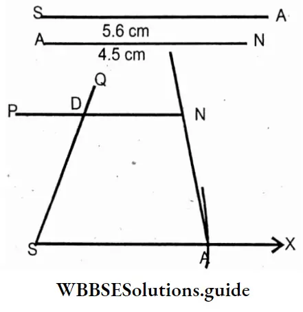 WBBSE Solutions For Class 7 Maths Chapter 21 Construction Of Quadrilateral Quadrilateral SAND