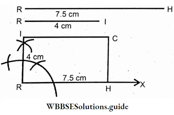 WBBSE Solutions For Class 7 Maths Chapter 21 Construction Of Quadrilateral Rectangle Of RICH