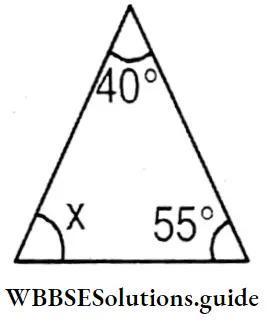 WBBSE Solutions For Class 8 Chapter 16 Verification Of The Relation Between The Angles And The Sides Of A Triangle Missing Angle From The Triangle 1