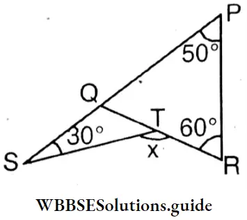 WBBSE Solutions For Class 8 Chapter 16 Verification Of The Relation Between The Angles And The Sides Of A Triangle Value Of Angle X 2