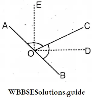 WBBSE Solutions For Class 8 Chapter 7 Concept Of Vertically Opposite Angles Internal And External Bisector